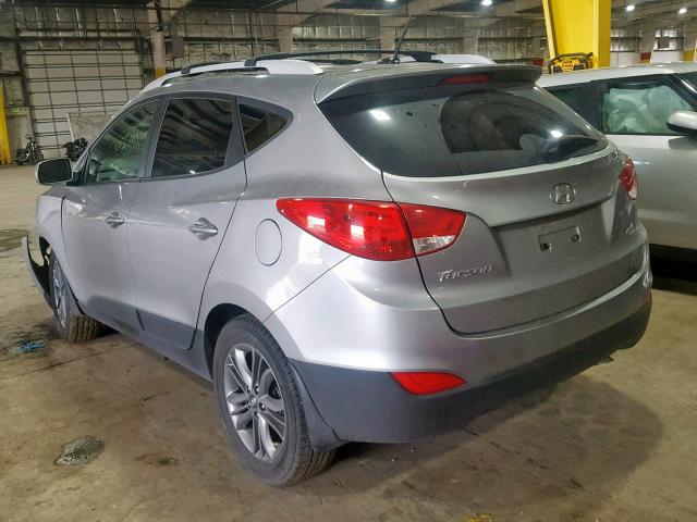 KM8JUCAG3FU090733 - 2015 HYUNDAI TUCSON LIM SILVER photo 3