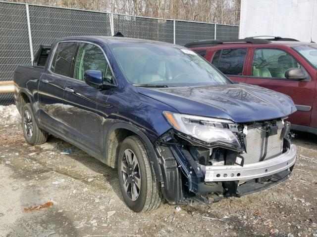 5FPYK3F71JB005169 - 2018 HONDA RIDGELINE BLUE photo 1