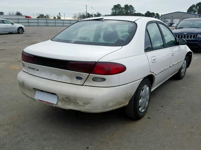 1FALP13PXVW139005 - 1997 FORD ESCORT LX WHITE photo 4