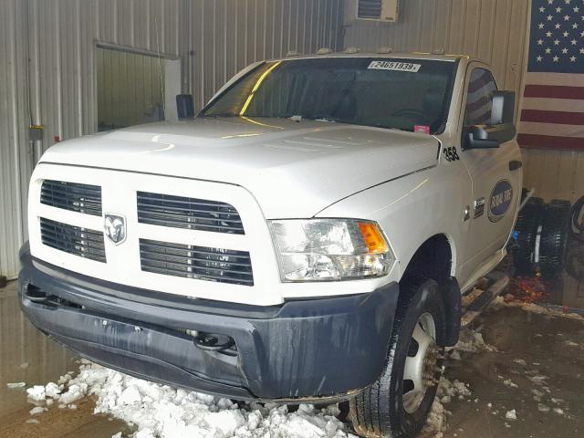 3C7WDSBL1CG292634 - 2012 DODGE RAM 3500 S WHITE photo 2