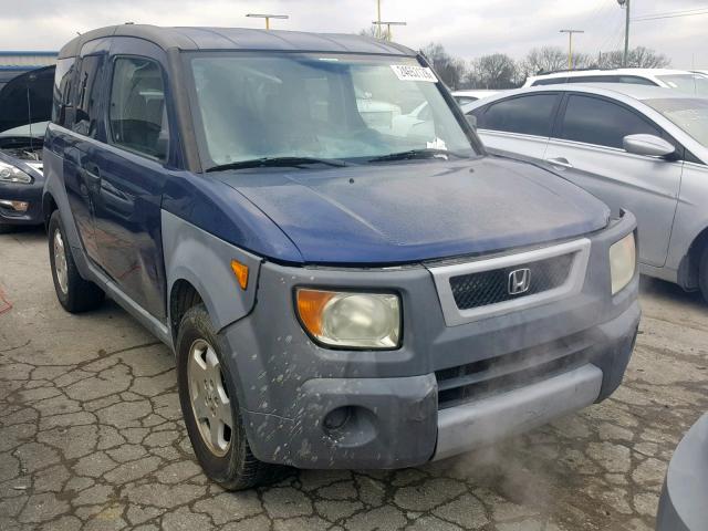 5J6YH18283L001689 - 2003 HONDA ELEMENT DX BLUE photo 1