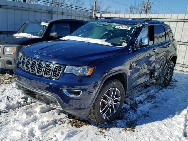 1C4RJFBG5JC334297 - 2018 JEEP GRAND CHER BLUE photo 2