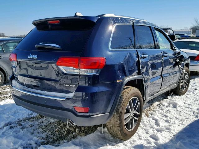 1C4RJFBG5JC334297 - 2018 JEEP GRAND CHER BLUE photo 4