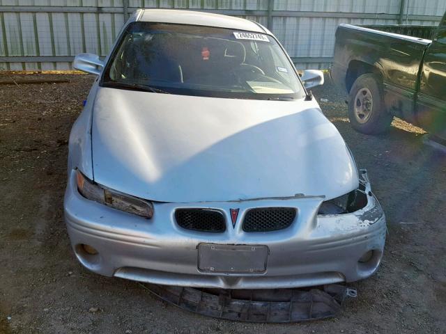 1G2WK52J52F103751 - 2002 PONTIAC GRAND PRIX SILVER photo 9