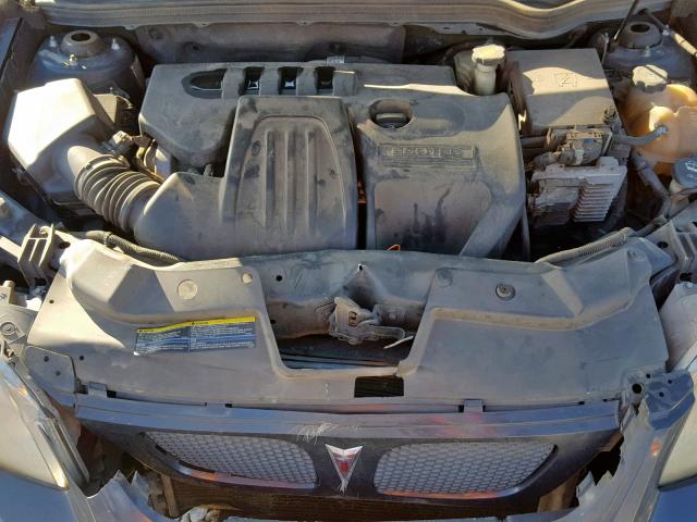 1G2AS18H597261258 - 2009 PONTIAC G5 GRAY photo 7