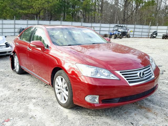 JTHBK1EG5A2373778 - 2010 LEXUS ES 350 RED photo 1