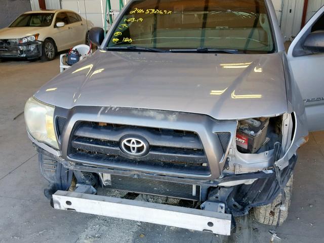 5TENX22N46Z209921 - 2006 TOYOTA TACOMA SILVER photo 7