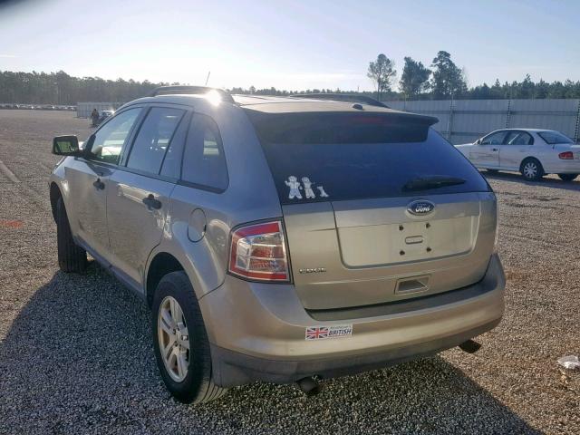 2FMDK36C08BA35903 - 2008 FORD EDGE SE GRAY photo 3