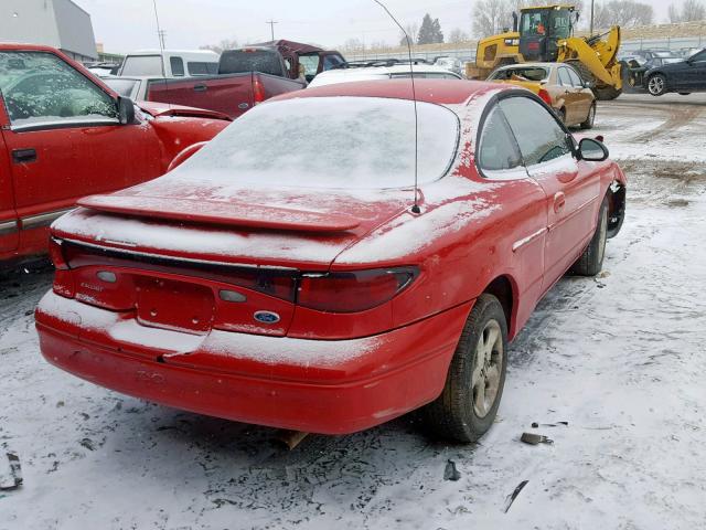 3FAKP1130YR209582 - 2000 FORD ESCORT ZX2 RED photo 4