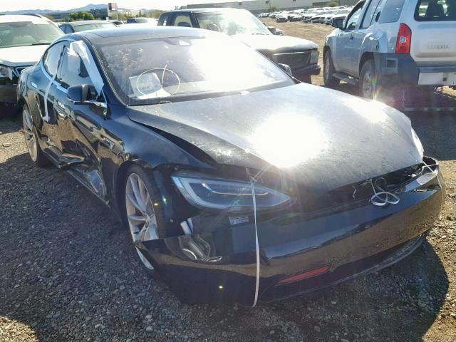 5YJSA1E43GF140613 - 2016 TESLA MODEL S შავი ფოტო 1