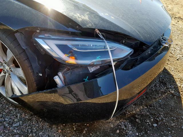 5YJSA1E43GF140613 - 2016 TESLA MODEL S შავი ფოტო 10