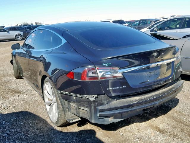 5YJSA1E43GF140613 - 2016 TESLA MODEL S შავი ფოტო 3