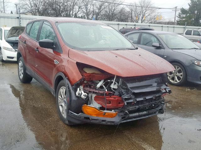 1FMCU0F77EUB48647 - 2014 FORD ESCAPE S ORANGE photo 1