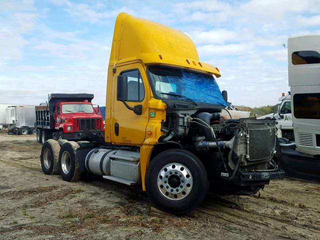 1FUJGEDV0DSBU6696 - 2013 FREIGHTLINER CASCADIA 1 YELLOW photo 1