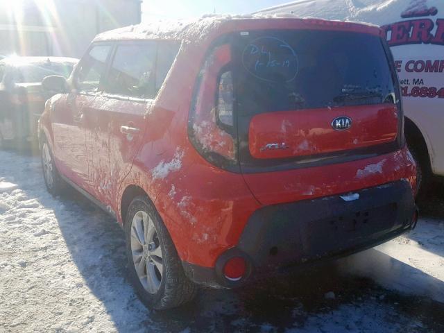 KNDJP3A5XF7789561 - 2015 KIA SOUL + RED photo 3