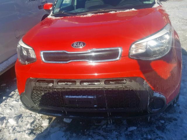 KNDJP3A5XF7789561 - 2015 KIA SOUL + RED photo 9