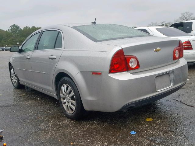 1G1ZG57B58F230271 - 2008 CHEVROLET MALIBU LS SILVER photo 3