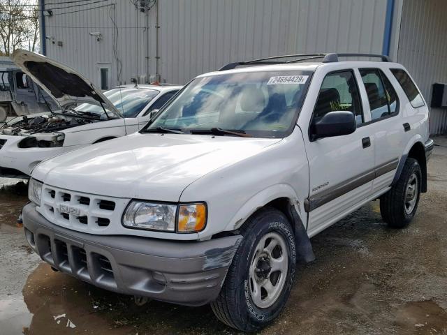 4S2CK58D8Y4349444 - 2000 ISUZU RODEO S WHITE photo 2