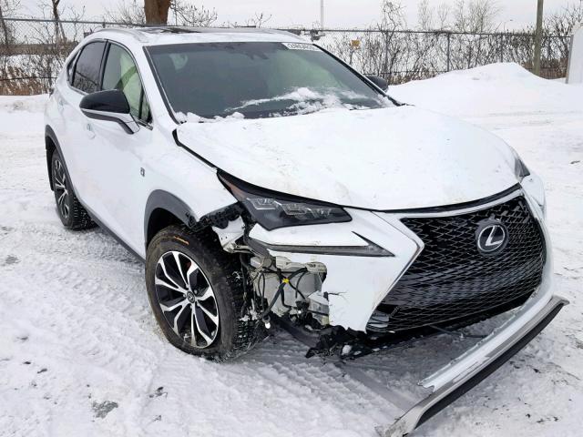 JTJBARBZ2H2130249 - 2017 LEXUS NX 200T WHITE photo 1