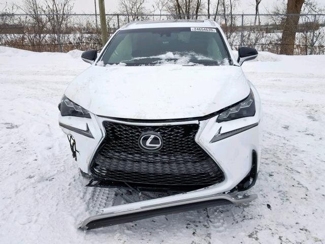 JTJBARBZ2H2130249 - 2017 LEXUS NX 200T WHITE photo 9