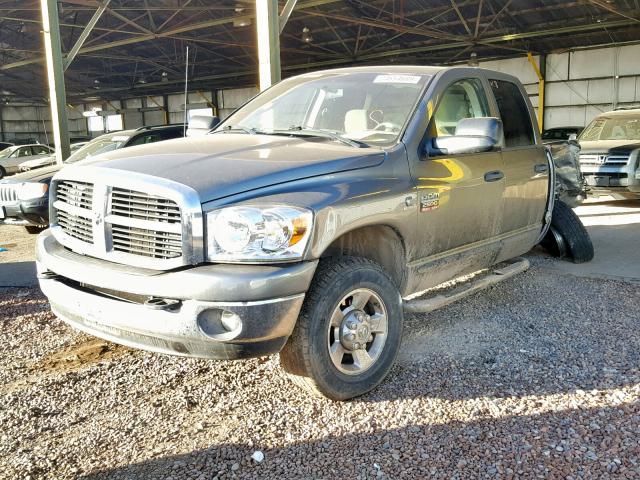 1D7KS28C27J535368 - 2007 DODGE RAM 2500 S GRAY photo 2