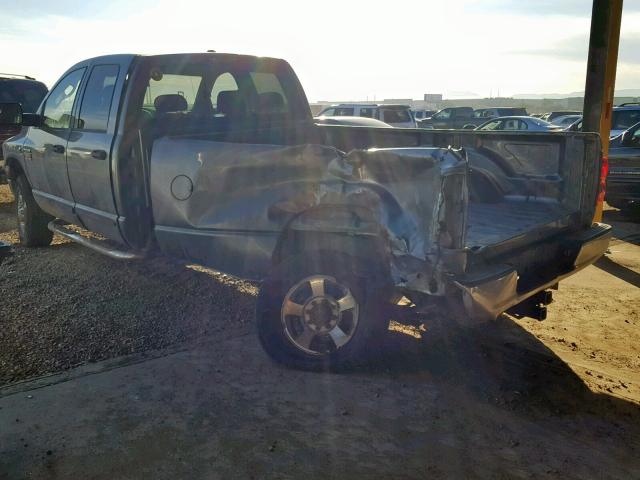 1D7KS28C27J535368 - 2007 DODGE RAM 2500 S GRAY photo 3