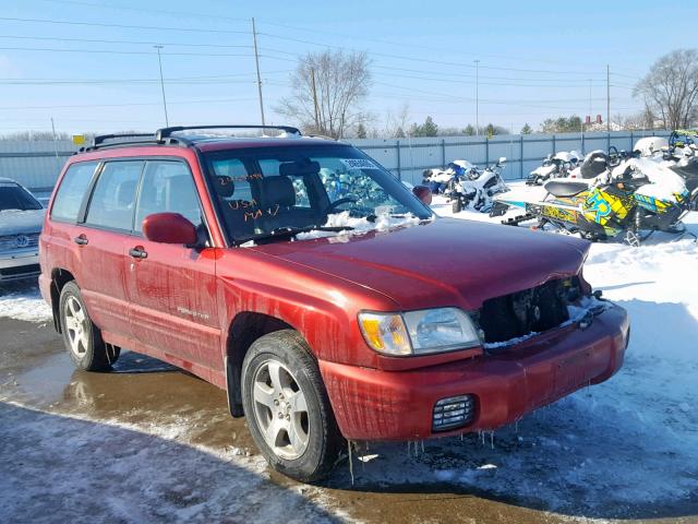 JF1SF65632H736335 - 2002 SUBARU FORESTER S RED photo 1