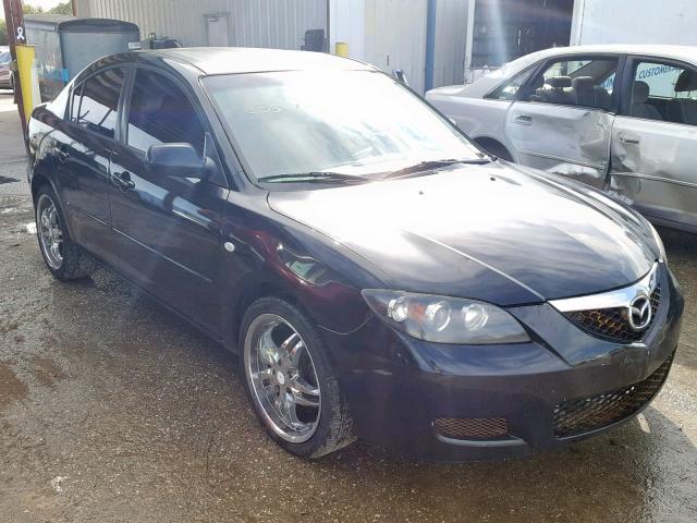 JM1BK32G191222908 - 2009 MAZDA 3 I BLACK photo 1