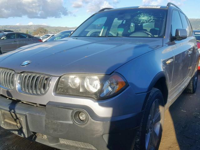 WBXPA73424WC35883 - 2004 BMW X3 2.5I SILVER photo 2