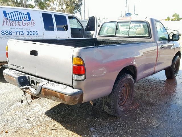 5TBJN32112S256881 - 2002 TOYOTA TUNDRA GRAY photo 4