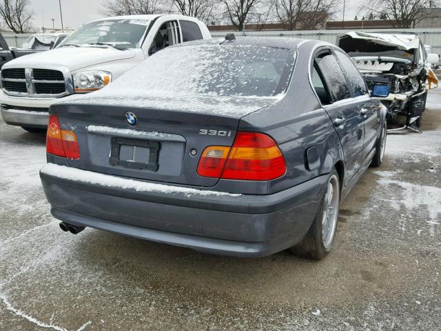 WBAEV53443KM26539 - 2003 BMW 330 I BLUE photo 4