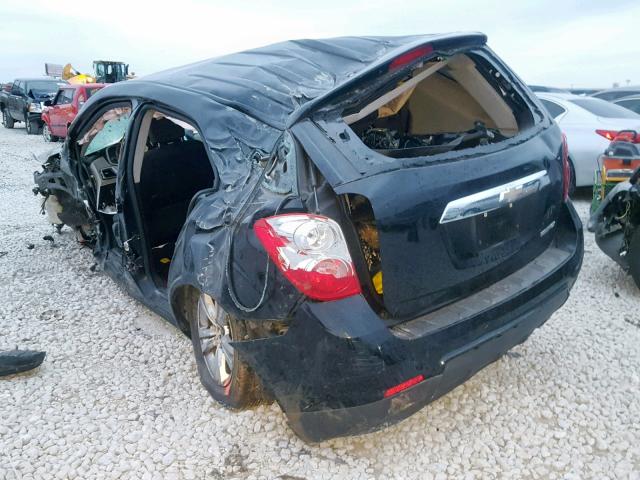 2GNALBEC2B1191316 - 2011 CHEVROLET EQUINOX LS 黑色 照片 3