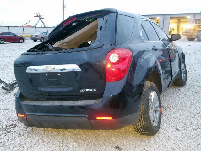2GNALBEC2B1191316 - 2011 CHEVROLET EQUINOX LS 黑色 照片 4