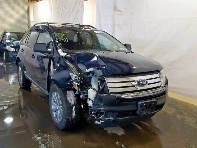 2FMDK4JC2ABA80554 - 2010 FORD EDGE SEL BLUE photo 1