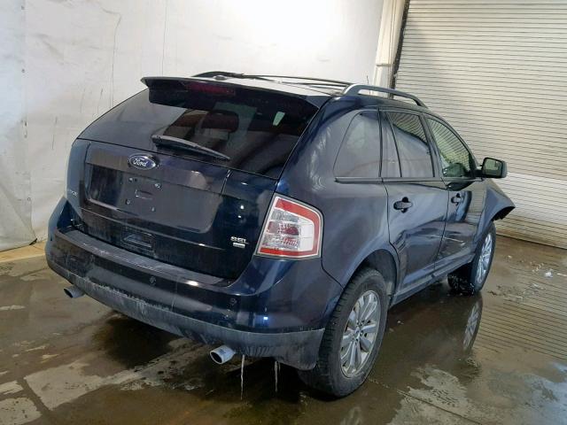 2FMDK4JC2ABA80554 - 2010 FORD EDGE SEL BLUE photo 4