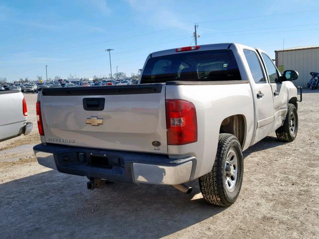 2GCEC13C981153887 - 2008 CHEVROLET SILVERADO SILVER photo 4