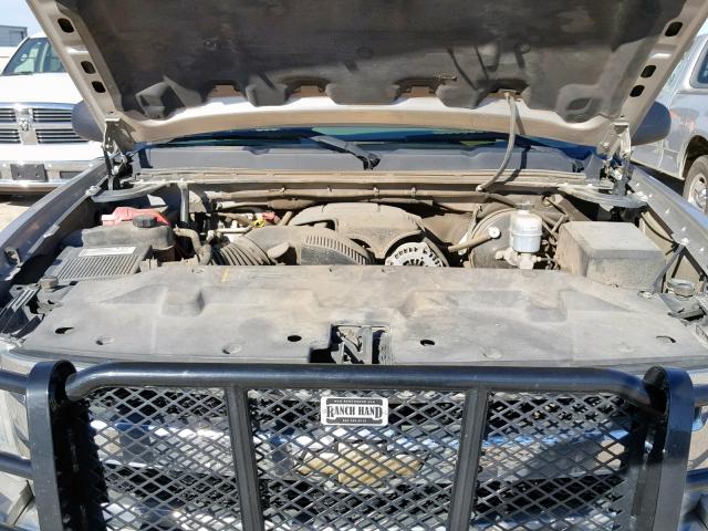 2GCEC13C981153887 - 2008 CHEVROLET SILVERADO SILVER photo 7