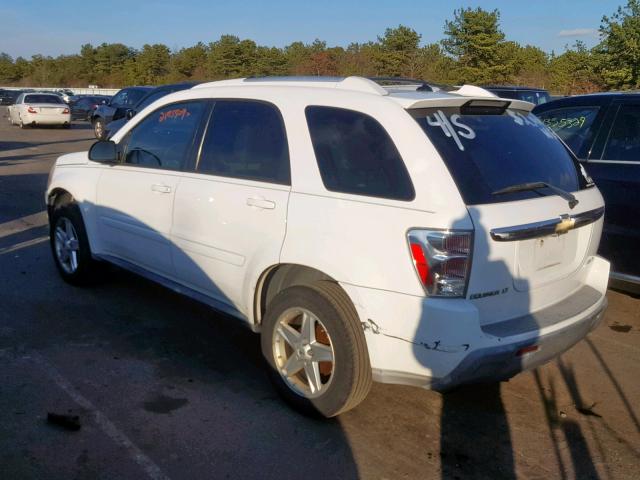 2CNDL73F356200317 - 2005 CHEVROLET EQUINOX LT WHITE photo 3