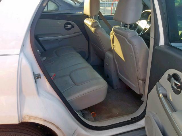 2CNDL73F356200317 - 2005 CHEVROLET EQUINOX LT WHITE photo 6