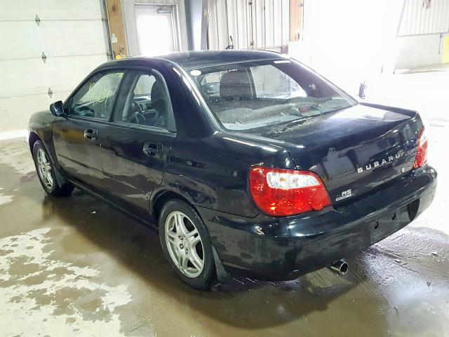 JF1GD67535H500482 - 2005 SUBARU IMPREZA RS BLACK photo 3