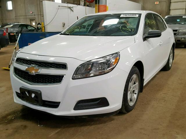 1G11B5SA7DF349072 - 2013 CHEVROLET MALIBU LS WHITE photo 2
