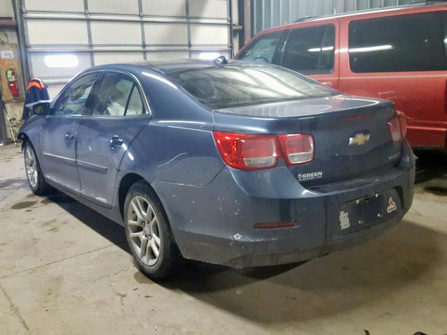1G11C5SAXDF250503 - 2013 CHEVROLET MALIBU 1LT BLUE photo 3