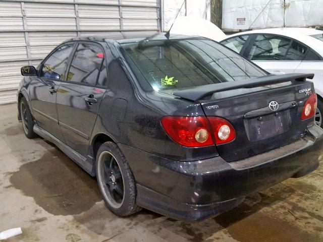 2T1BY30E15C501569 - 2005 TOYOTA COROLLA XR 黑色 照片 3