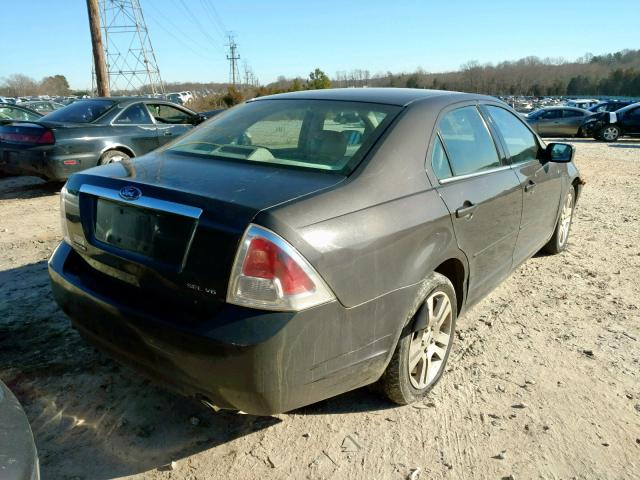 3FAFP08126R151150 - 2006 FORD FUSION SEL GRAY photo 4