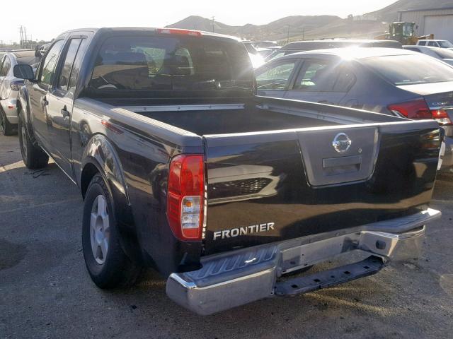 1N6AD09U17C404123 - 2007 NISSAN FRONTIER C BLACK photo 3