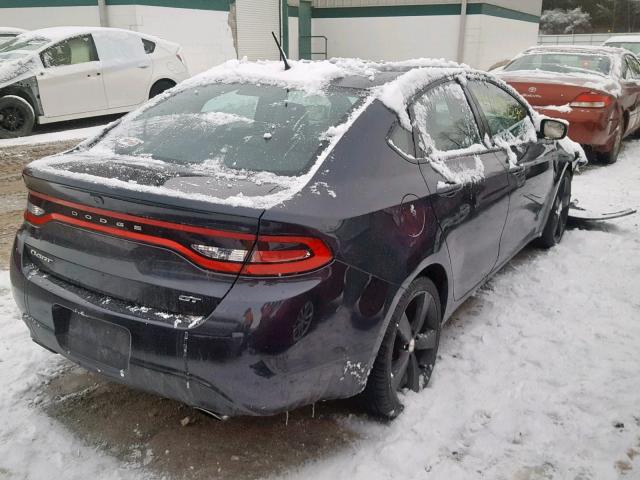 1C3CDFEBXED798526 - 2014 DODGE DART GT GRAY photo 4