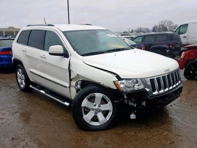 1J4RR4GGXBC529037 - 2011 JEEP GRAND CHER WHITE photo 1