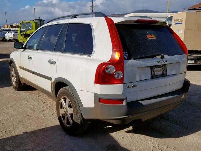 YV4CY592261256244 - 2006 VOLVO XC90 WHITE photo 3