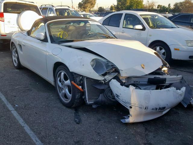 WP0CA29891U620774 - 2001 PORSCHE BOXSTER WHITE photo 1