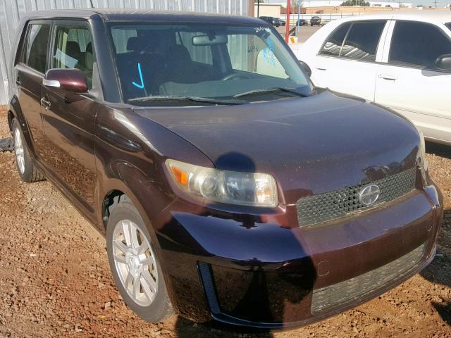 JTLKE50E791065961 - 2009 TOYOTA SCION XB MAROON photo 1